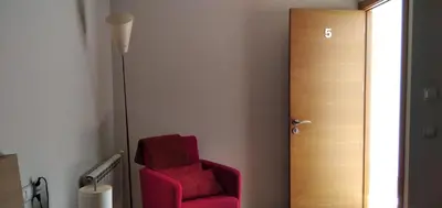 Zona de estar de Petit Hotel Porrera