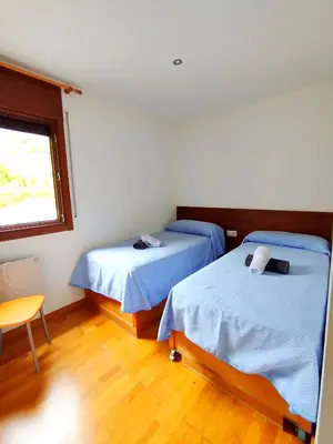 Cama o camas de una habitación en Apartaments Sort Pirineus