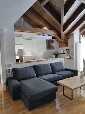 Una cocina o zona de cocina en Casa Marmotte - tucasaenlospirineos