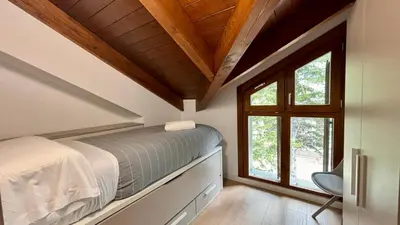 Cama o camas de una habitación en BPIRINEOS-Pico Cerler