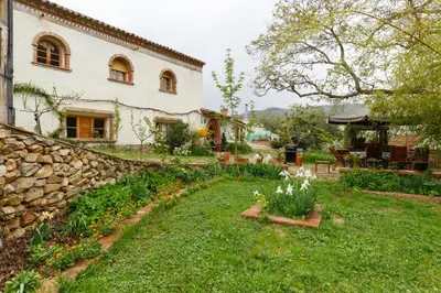 Jardín al aire libre en Casa Rural El Molino