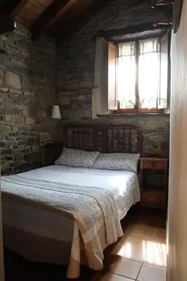 Cama o camas de una habitación en Casa Chidro