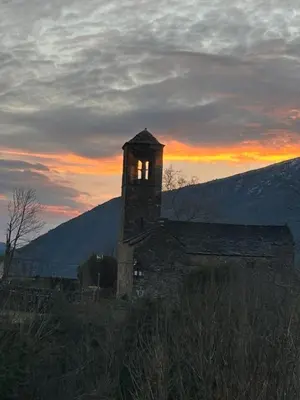 Paisaje cerca de este chalet de montaña