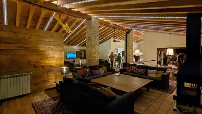 Zona de estar de Lo Indiano, casa de turisme rural
