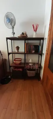 Biblioteca en el apartamento