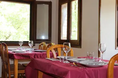 Un restaurante o sitio para comer en Casa Teresina
