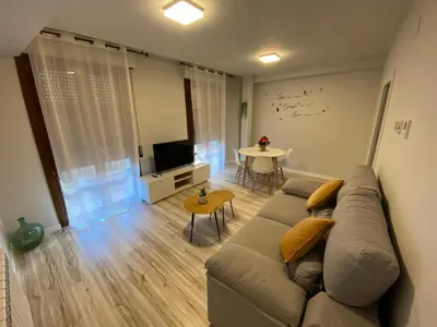 Una televisión o centro de entretenimiento en Casa Alberto 3 izda