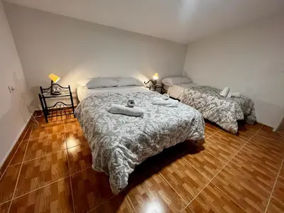 Cama o camas de una habitación en Atico CabezoDoce