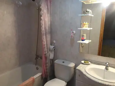 Un baño de Precioso duplex en el centro de Viella