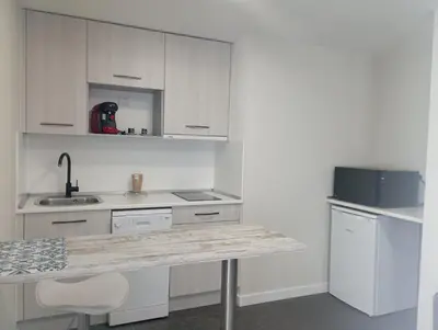 Una cocina o zona de cocina en Mirador de Chisten