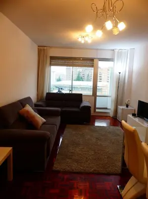 Zona de estar de Apartamento actual y funcional Iturrama 1