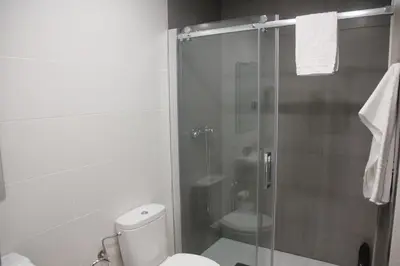Un baño de Hostal Rural 18 de Abril
