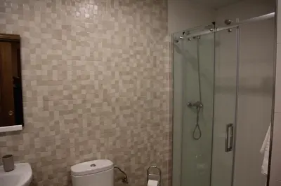 Un baño de Hostal Rural 18 de Abril