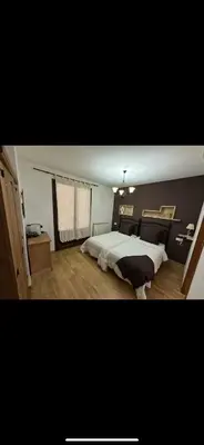 Cama o camas de una habitación en Casa rural marga