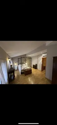 Cama o camas de una habitación en Casa rural marga