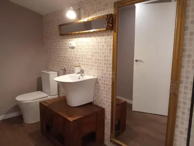 Un baño de Apartaments 