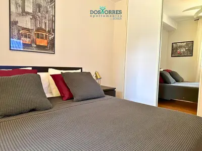 Cama o camas de una habitación en Dos Torres Bolsón Chill out