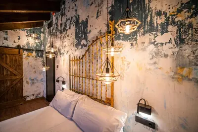 Cama o camas de una habitación en HOTEL SOMNIFABRIK
