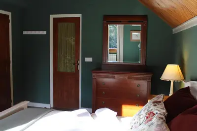Cama o camas de una habitación en El Balcón del Garmo