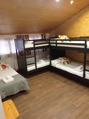 Cama o camas de una habitación en Casa de Antonio MURCHANTE