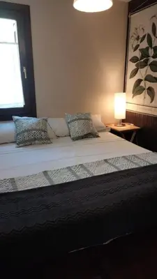 Cama o camas de una habitación en El Descanso del Sol - Apartamento en Pirineos