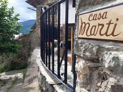 Paisaje cerca de este chalet de montaña