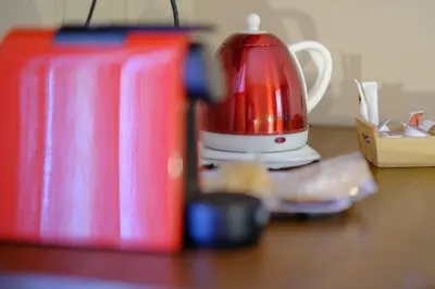 Utensilios para hacer té y café en El Rincón de Andrea Habitaciones