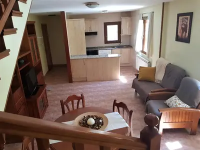 Zona de estar de Apartamento Casa Sastre Turismo Rural