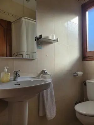 Un baño de Allotjament rural Casa Milagros