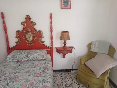 Cama o camas de una habitación en Casa Ermita