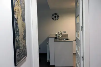 Una cocina o zona de cocina en Apartament Ramon a Pobla