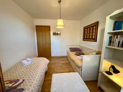 Cama o camas de una habitación en C15 - Apartamento gran terraza Aigualluts - Villmor