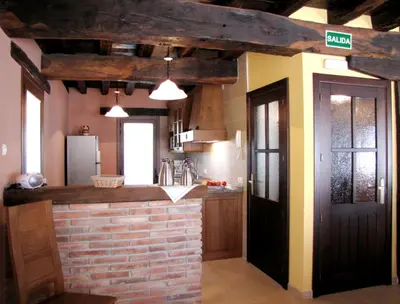 Una cocina o zona de cocina en Sagardikoetxea I