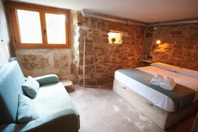 Cama o camas de una habitación en Serra de Martines