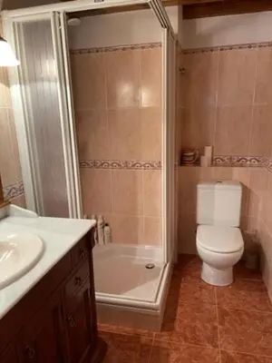 Un baño de Casa Conchita de Benasque