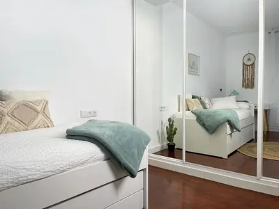 Cama o camas de una habitación en Encantador apartamento de 125 m2 en pleno centro -Prime Video