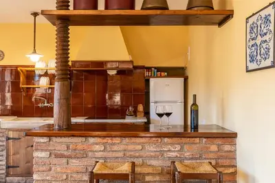 Una cocina o zona de cocina en La Vileta - Cornudella de Montsant