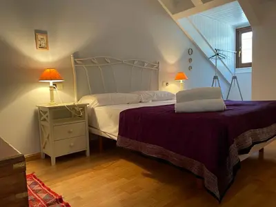 Cama o camas de una habitación en Apartamento Pico de Alba