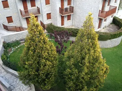 Jardín al aire libre en Apartamento Pico de Alba