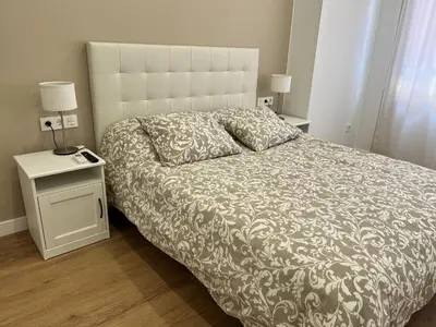 Cama o camas de una habitación en Apartamenticos Boggiero V