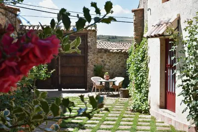 Jardín al aire libre en La Casa del Azafrán