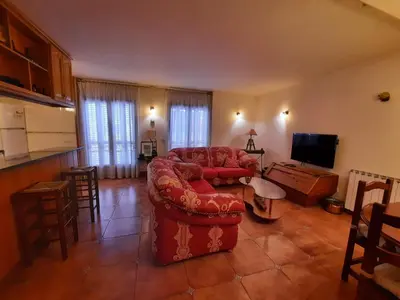 Zona de estar de ESPECTACULAR CASA RURAL CA L'ESQUERRÉ