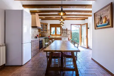 Una cocina o zona de cocina en Paradis del Pont, Gualter