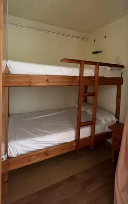 Cama o camas de una habitación en Apartamentos SNÖ Cerler