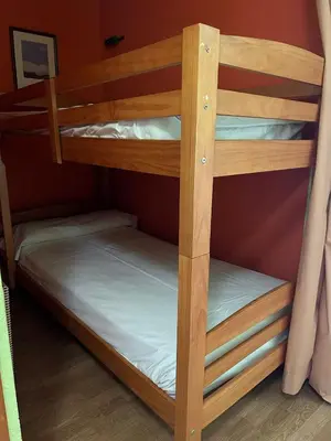 Cama o camas de una habitación en Apartamentos SNÖ Cerler