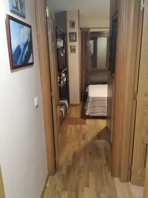 Cama o camas de una habitación en Apartamento en Escarrilla, sallent de gallego