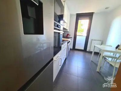 Una cocina o zona de cocina en Dos Torres Las Comarcas - Amplia Terraza y Estacionamiento Gratuito