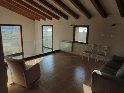 Zona de estar de El Niu de l'Estany