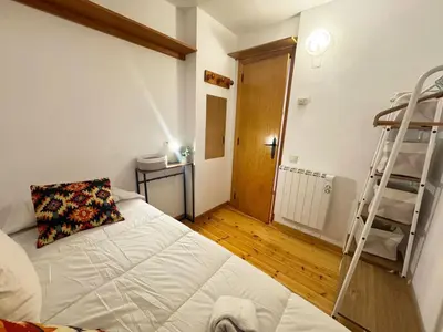 Cama o camas de una habitación en C09 - Apartamento Pirineos - Villmor