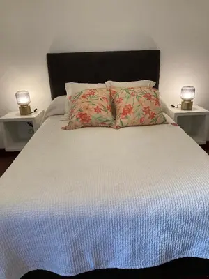 Cama o camas de una habitación en Apartamento El Temple-Casco histórico de Zaragoza